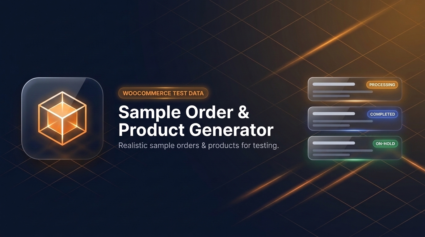 Sample Order & Product Generator brand artwork